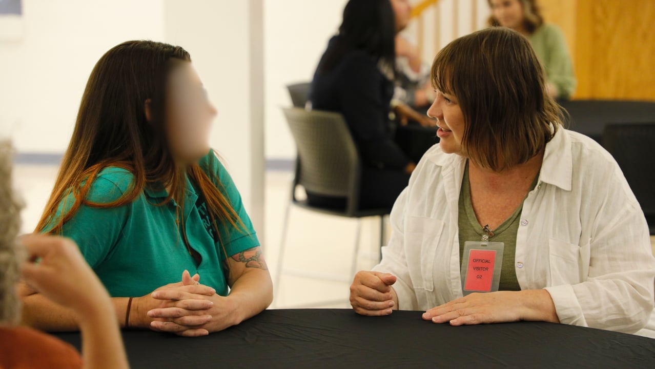 Mentors and mentees meet together at least once a month in the facility
